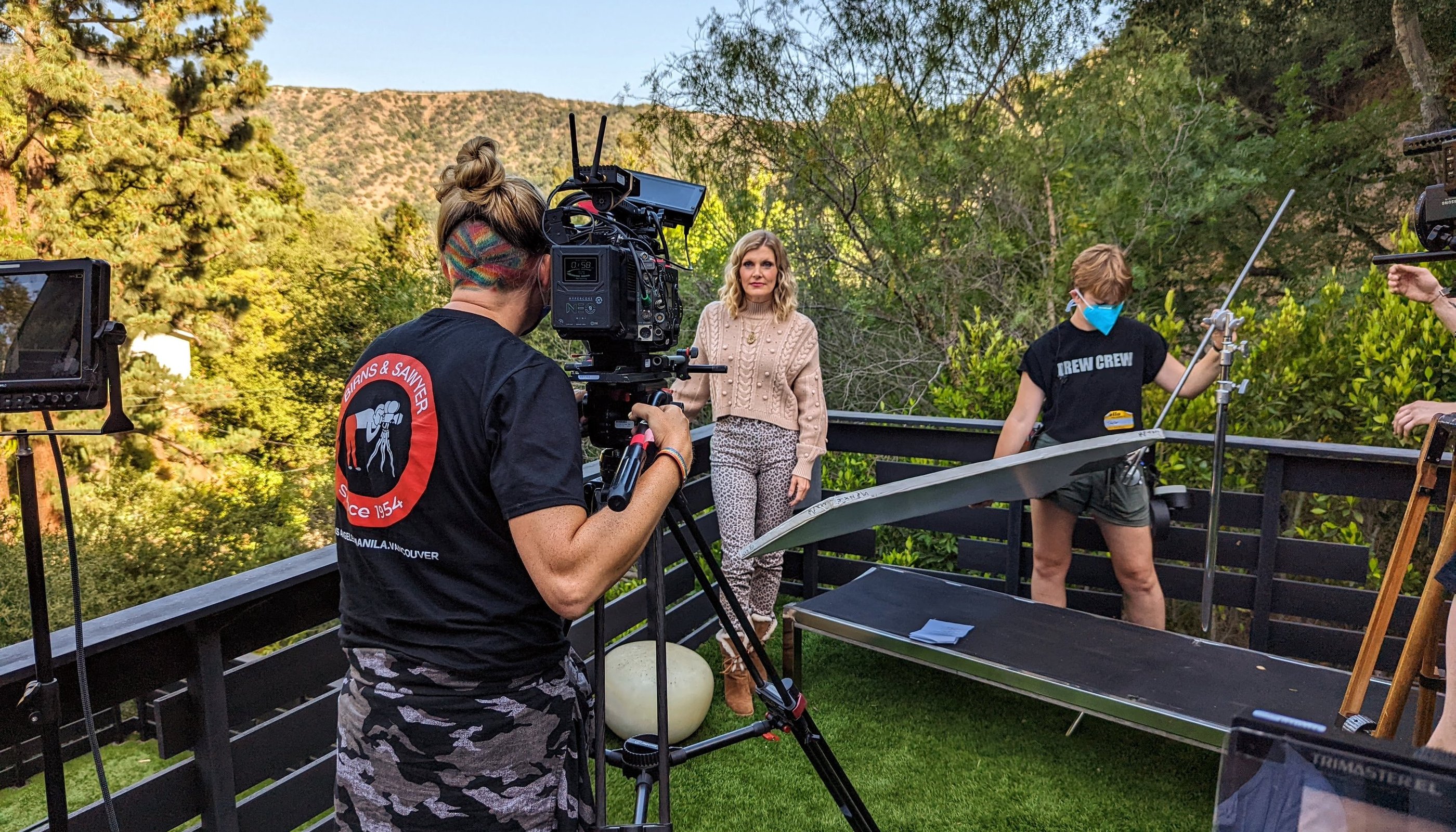 On set